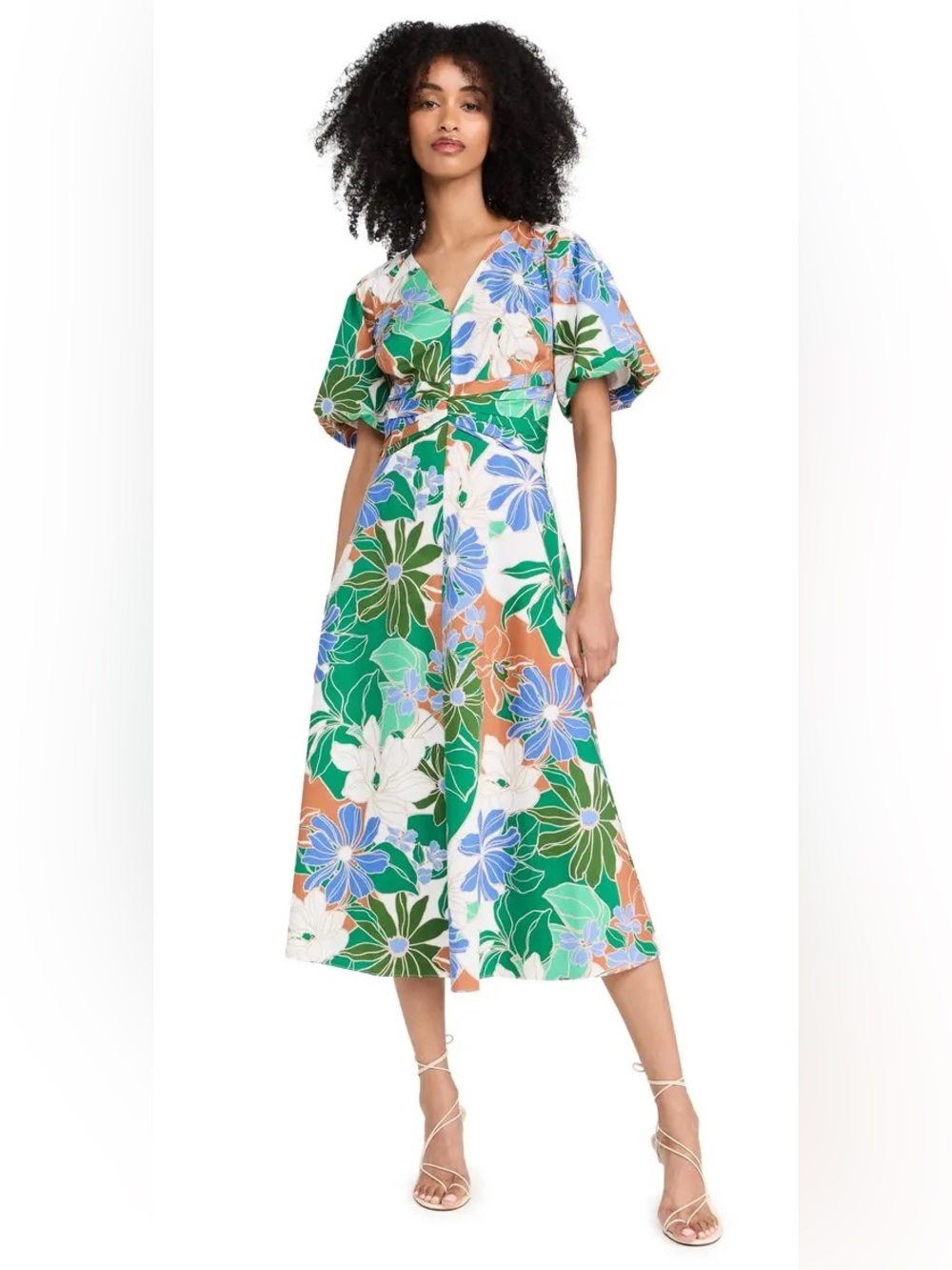 SHOSHANNA Jacqueline Floral Print Dress size 14 NWT
